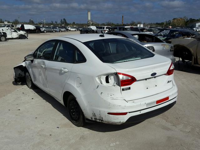 3FADP4AJ5FM176565 - 2015 FORD FIESTA S WHITE photo 3