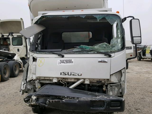 JALB4W179D7400341 - 2013 ISUZU NPR WHITE photo 9