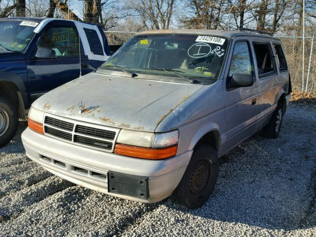 2B4GH25K1SR201036 - 1995 DODGE CARAVAN SILVER photo 2