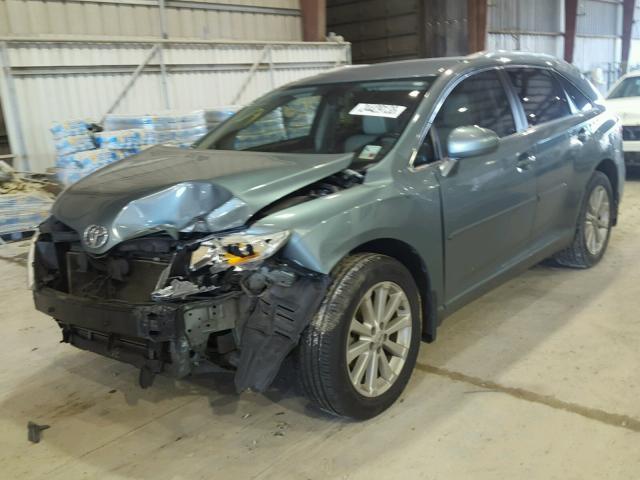 4T3ZA3BB9AU021351 - 2010 TOYOTA VENZA BASE GREEN photo 2