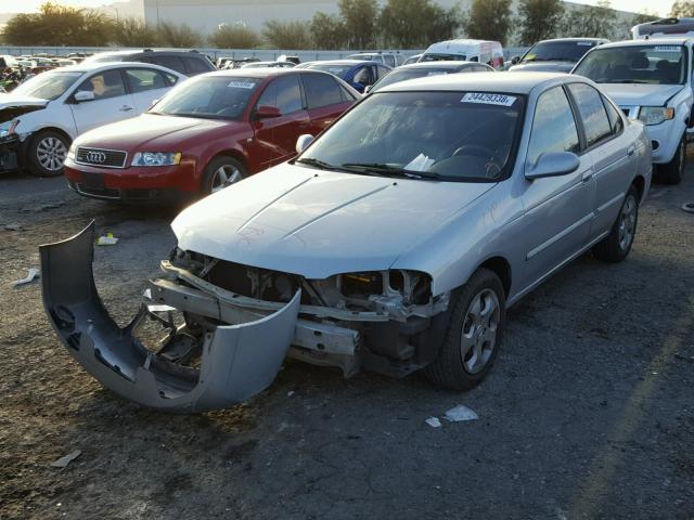 3N1CB51D94L880682 - 2004 NISSAN SENTRA 1.8 SILVER photo 2