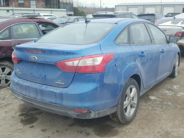 1FADP3F23EL200518 - 2014 FORD FOCUS SE BLUE photo 4