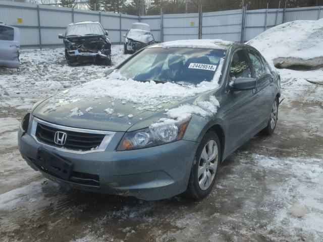 1HGCP267X9A110927 - 2009 HONDA ACCORD EX GREEN photo 2