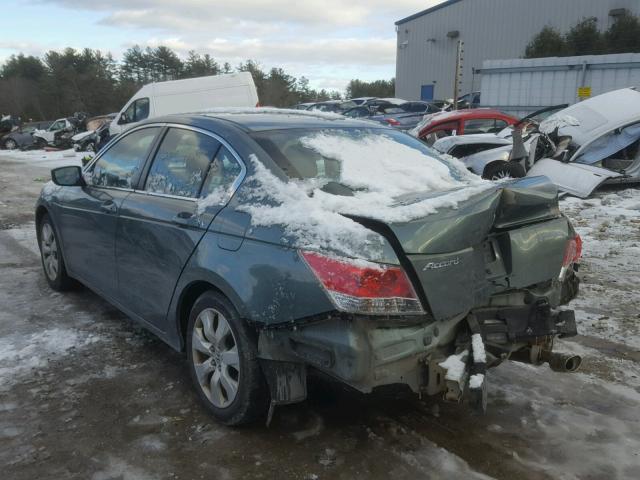 1HGCP267X9A110927 - 2009 HONDA ACCORD EX GREEN photo 3