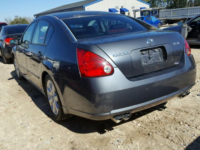 1N4BA41E87C835107 - 2007 NISSAN MAXIMA SE GRAY photo 3