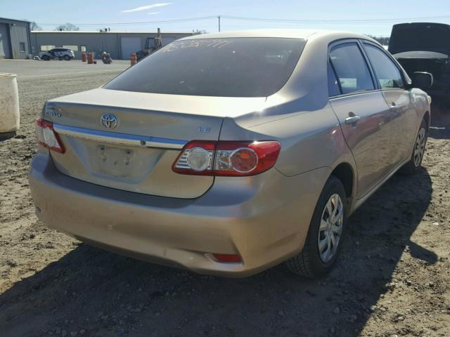 JTDBU4EE0B9132702 - 2011 TOYOTA COROLLA BA GOLD photo 4