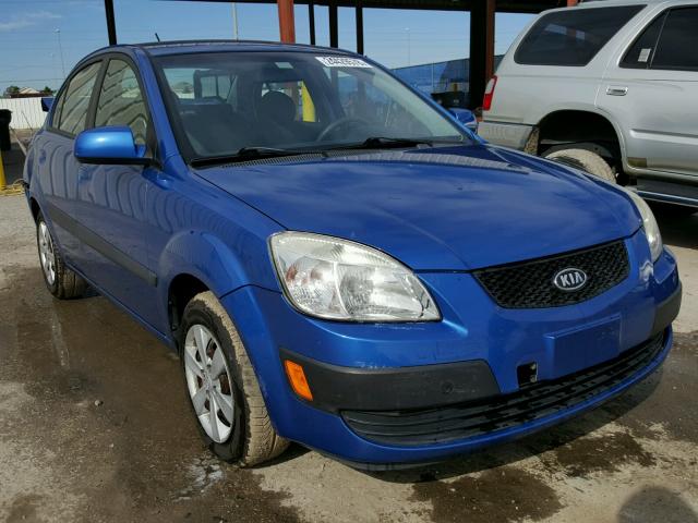 KNADE223296545419 - 2009 KIA RIO BASE BLUE photo 1