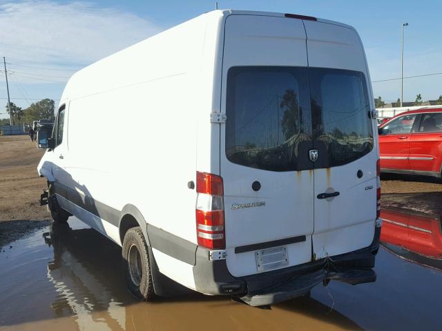 WD0PF445485226509 - 2008 DODGE SPRINTER 3 WHITE photo 3