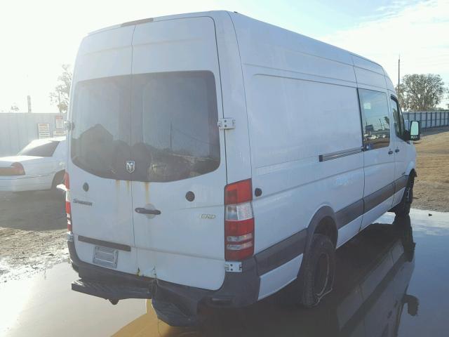 WD0PF445485226509 - 2008 DODGE SPRINTER 3 WHITE photo 4