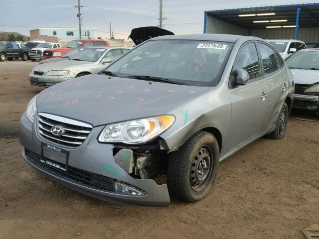 KMHDU4AD3AU063629 - 2010 HYUNDAI ELANTRA BL GRAY photo 2