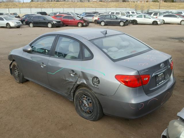 KMHDU4AD3AU063629 - 2010 HYUNDAI ELANTRA BL GRAY photo 3