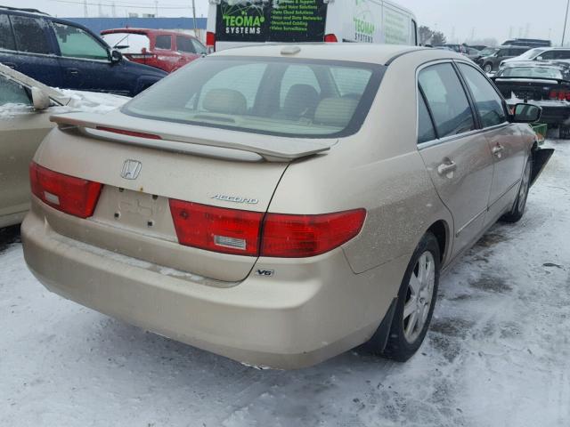 1HGCM66545A016230 - 2005 HONDA ACCORD EX GOLD photo 4