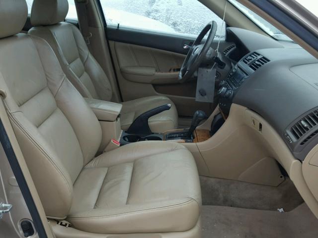 1HGCM66545A016230 - 2005 HONDA ACCORD EX GOLD photo 5