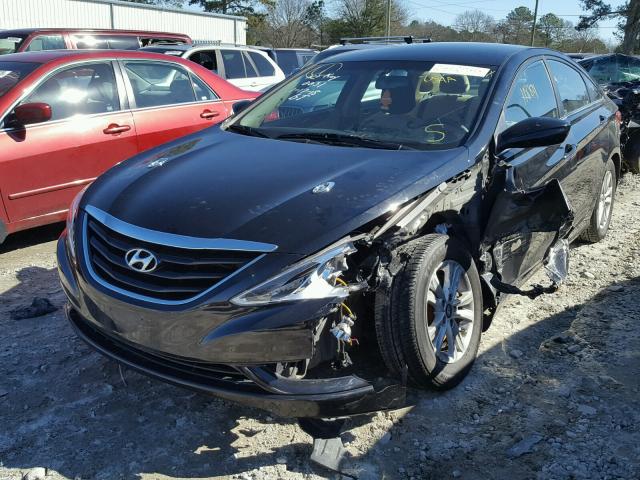 5NPEB4AC4DH711113 - 2013 HYUNDAI SONATA GLS BLACK photo 2