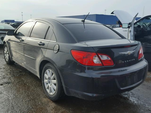 1C3LC46K98N181834 - 2008 CHRYSLER SEBRING LX BLACK photo 3