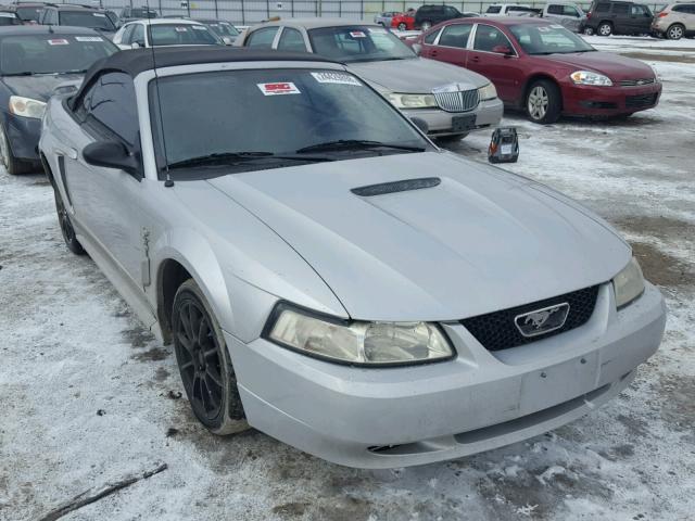 1FAFP44431F243591 - 2001 FORD MUSTANG SILVER photo 1
