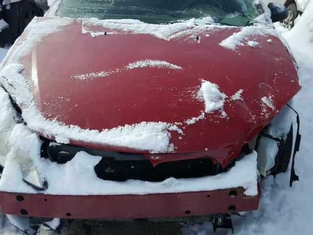 1G2ZG558664290832 - 2006 PONTIAC G6 SE1 RED photo 7