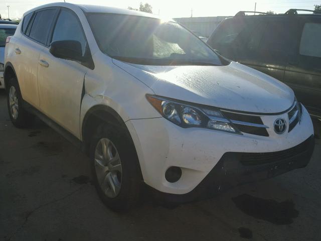 JTMZFREV8FJ033099 - 2015 TOYOTA RAV4 LE WHITE photo 1