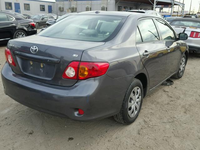 JTDBU4EE6AJ066296 - 2010 TOYOTA COROLLA BA GRAY photo 4