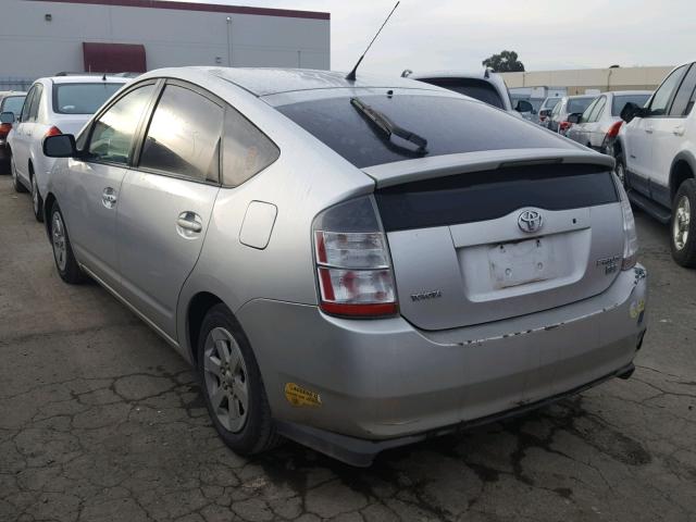 JTDKB20U457039688 - 2005 TOYOTA PRIUS SILVER photo 3