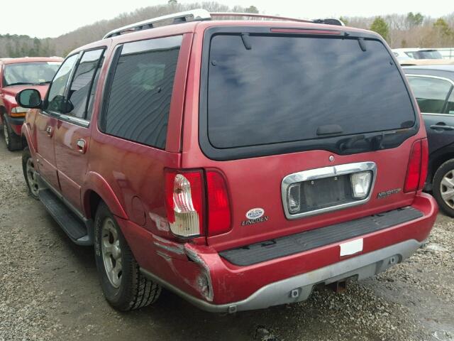 5LMFU28R81LJ13846 - 2001 LINCOLN NAVIGATOR 红色 照片 3