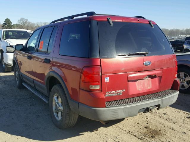 1FMZU63K53ZB16494 - 2003 FORD EXPLORER X RED photo 3