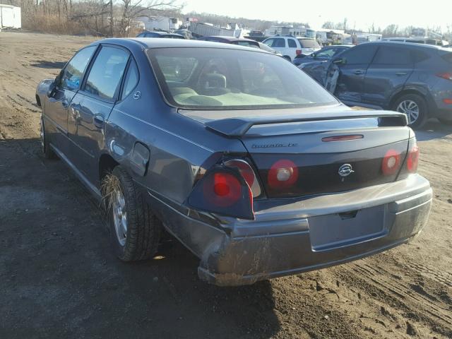 2G1WH52K259260811 - 2005 CHEVROLET IMPALA LS GRAY photo 3