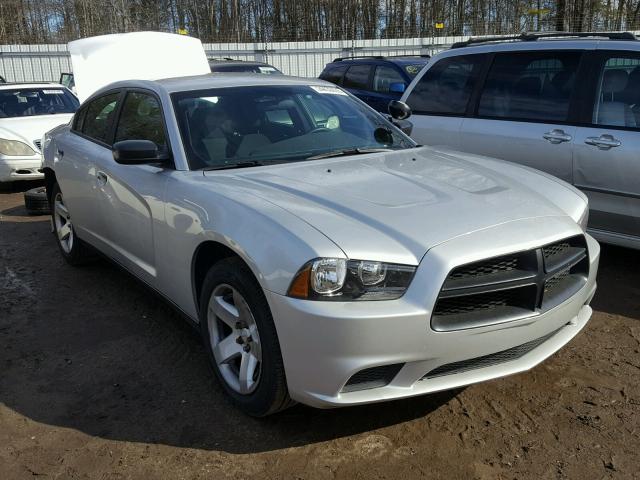 2C3CDXAG9EH282877 - 2014 DODGE CHARGER PO SILVER photo 1