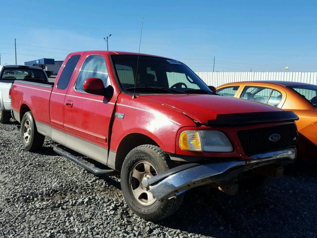 1FTRX17242NA14411 - 2002 FORD F150 RED photo 1