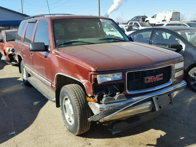 1GKEK13R7WR504764 - 1998 GMC YUKON MAROON photo 1