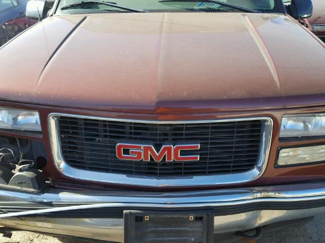 1GKEK13R7WR504764 - 1998 GMC YUKON Granate foto 7