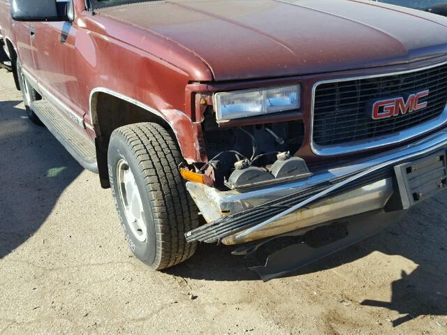 1GKEK13R7WR504764 - 1998 GMC YUKON Granate foto 9