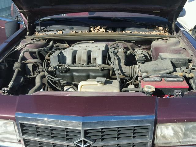 1B3XC56R1MD225875 - 1991 DODGE DYNASTY LE RED photo 7