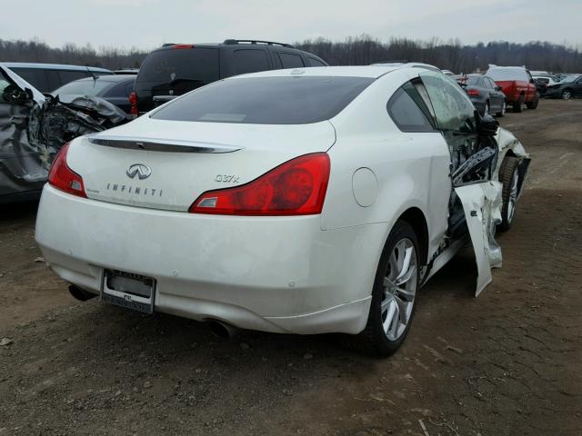 JN1CV6EL8BM262156 - 2011 INFINITI G37 WHITE photo 4