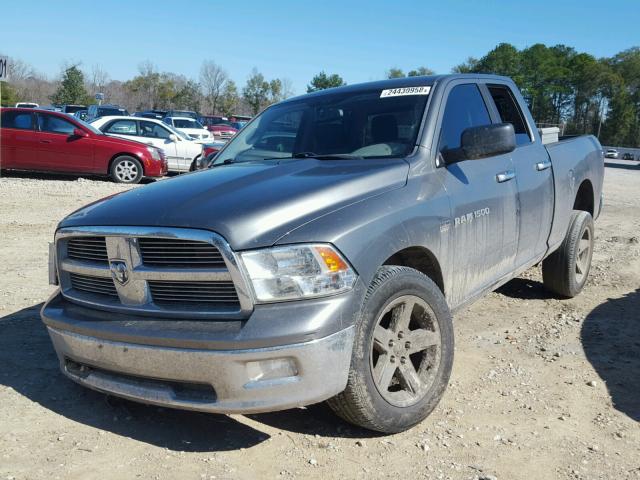 1D7RV1GT4BS683431 - 2011 DODGE RAM 1500 GRAY photo 2