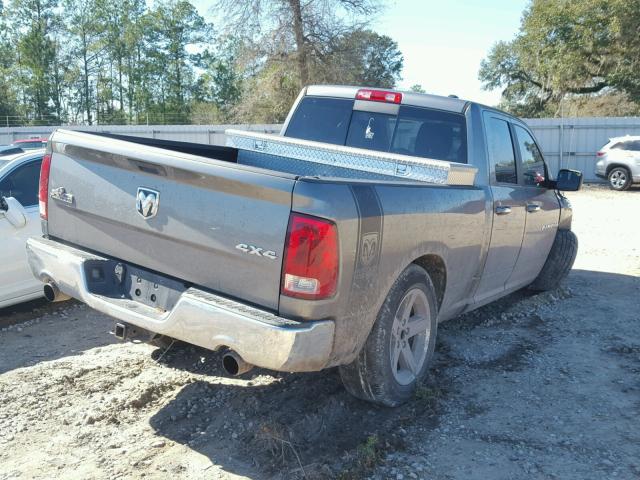 1D7RV1GT4BS683431 - 2011 DODGE RAM 1500 GRAY photo 4