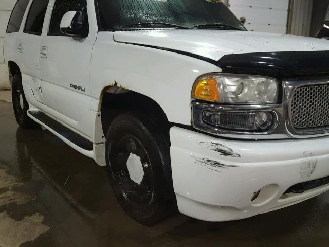 1GKEK63U64J129446 - 2004 GMC YUKON DENA WHITE photo 9