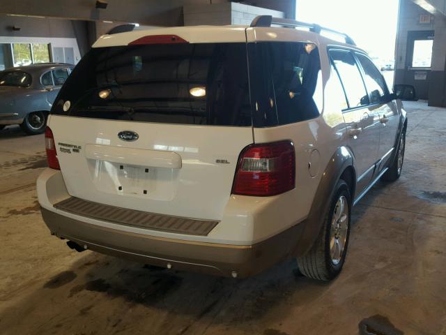 1FMDK05165GA29770 - 2005 FORD FREESTYLE WHITE photo 4