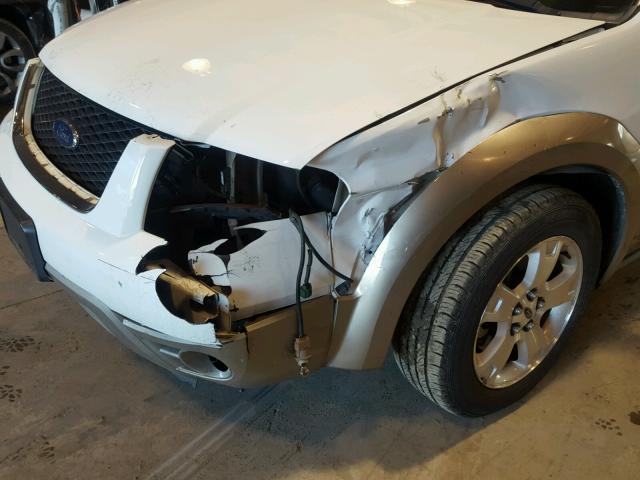 1FMDK05165GA29770 - 2005 FORD FREESTYLE WHITE photo 9