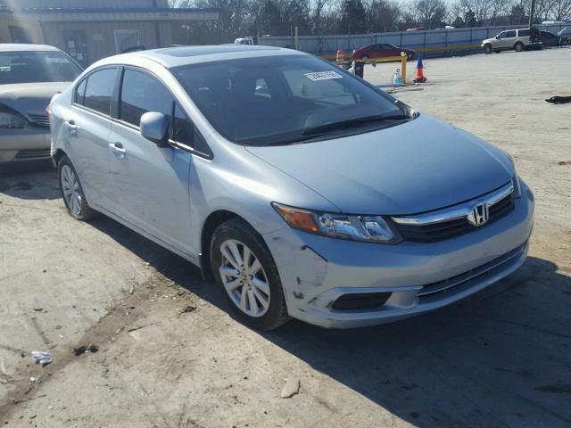 19XFB2F94CE044973 - 2012 HONDA CIVIC EXL GRAY photo 1