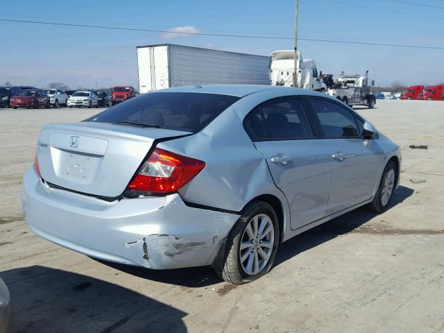 19XFB2F94CE044973 - 2012 HONDA CIVIC EXL GRAY photo 4