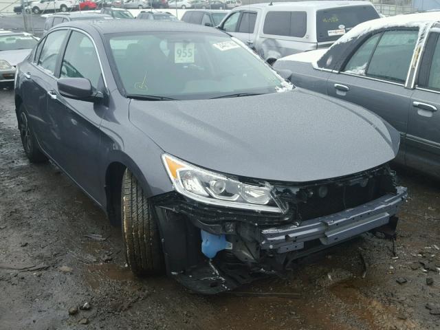 1HGCR2F33HA078425 - 2017 HONDA ACCORD LX GRAY photo 1