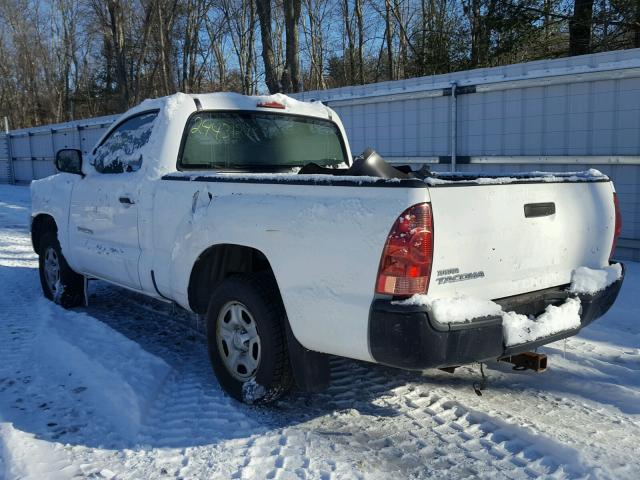 5TENX22N96Z172963 - 2006 TOYOTA TACOMA WHITE photo 3