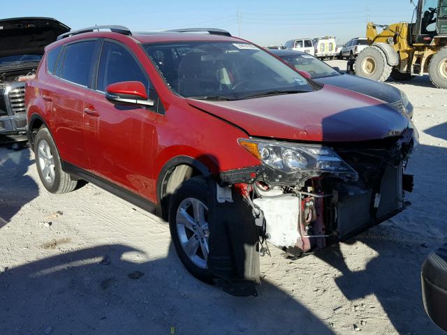 JTMWFREV1D5003161 - 2013 TOYOTA RAV4 XLE RED photo 1