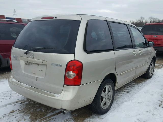 JM3LW28AX30351210 - 2003 MAZDA MPV WAGON TAN photo 4