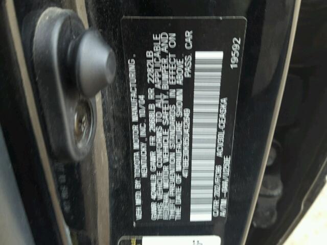4T1BE30K85U432649 - 2005 TOYOTA CAMRY LE BLACK photo 10