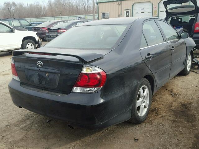 4T1BE30K85U432649 - 2005 TOYOTA CAMRY LE BLACK photo 4