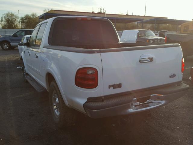 1FTRW07L43KB39966 - 2003 FORD F150 SUPER WHITE photo 3