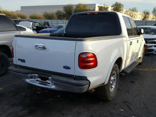 1FTRW07L43KB39966 - 2003 FORD F150 SUPER WHITE photo 4