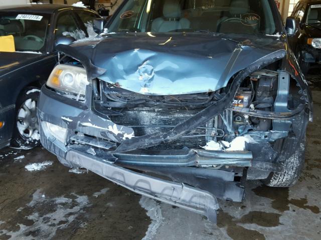 2HNYD18995H501109 - 2005 ACURA MDX TOURIN BLUE photo 9